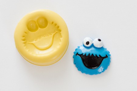 Cookie Monster Silicone Mold