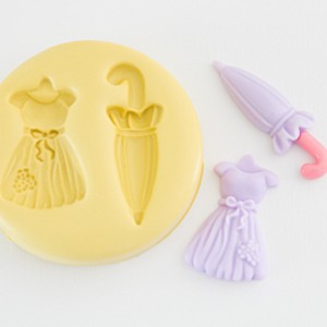 Dress and Parasol Silicone Mold