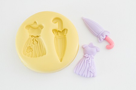 Dress and Parasol Silicone Mold